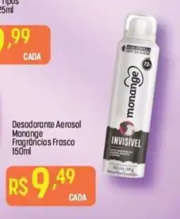 Muffato Desodorante Aerosol Monange Fragrâncias Frasco oferta