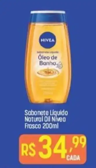 Muffato Sabonete Líquido Natural Oil Nivea Frasco oferta