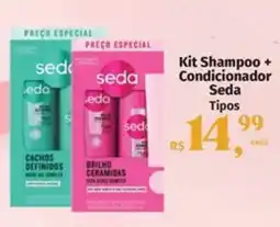 Supermercados Mateus Kit Shampoo + Condicionador Seda Tipos oferta
