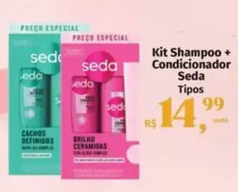 Kit Shampoo + Condicionador Seda Tipos
