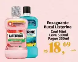 Supermercados Mateus Enxaguante Bucal Listerine oferta
