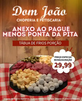 Tábua de frios porção