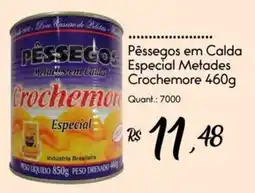 Giassi Supermercados Pêssegos em Calda Especial Metades Crochemore oferta