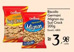 Giassi Supermercados Biscoito Germani Mignon ou Suzi Crock oferta