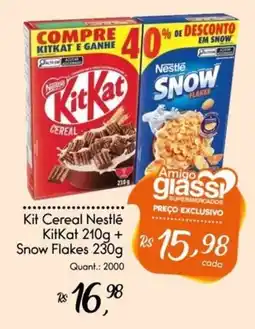 Giassi Supermercados Kit Cereal Nestlé oferta