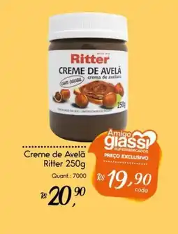 Giassi Supermercados Creme de Avelã Ritter oferta