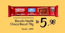 Giassi Supermercados Biscoito Nestlé Choco Biscuit oferta