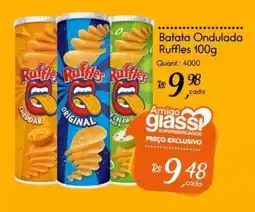 Giassi Supermercados Batata Ondulada Ruffles oferta