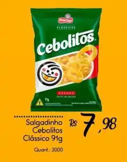 Giassi Supermercados Salgadinho Cebolitos Clássico oferta