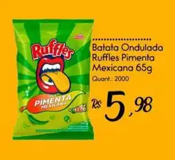 Giassi Supermercados Batata Ondulada Ruffles Pimenta Mexicana oferta