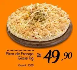 Giassi Supermercados Pizza de Frango Giassi oferta
