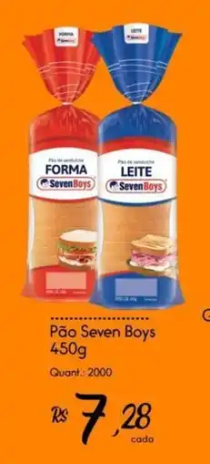 Giassi Supermercados Pão Seven Boys oferta