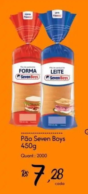 Giassi Supermercados Pão Seven Boys oferta