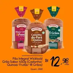 Giassi Supermercados Pão Integral Wickbold Grão Sabor oferta