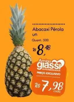Giassi Supermercados Abacaxi Pérola oferta