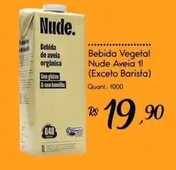 Giassi Supermercados Bebida Vegetal Nude Aveia oferta