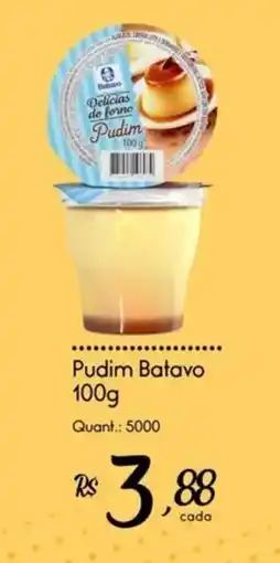 Giassi Supermercados Pudim Batavo oferta