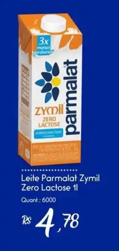 Giassi Supermercados Leite Parmalat Zymil Zero Lactose oferta
