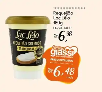 Giassi Supermercados Requeijão Lac Lélo oferta