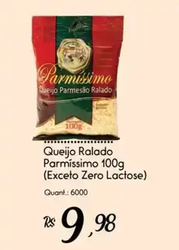 Giassi Supermercados Queijo Ralado Parmissimo oferta
