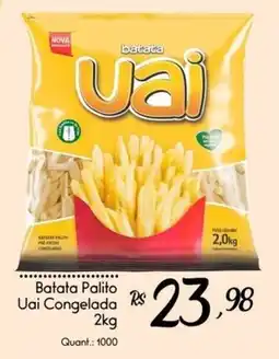Giassi Supermercados Batata Palito Uai Congelada oferta