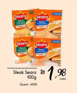 Giassi Supermercados Steak Seara oferta