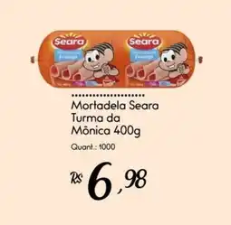 Giassi Supermercados Mortadela Seara Turma da Mônica oferta