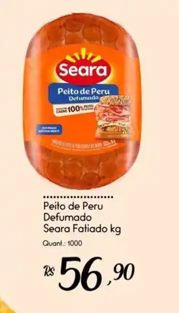 Giassi Supermercados Peito de Peru Defumado Seara Fatiado oferta