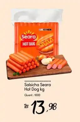 Giassi Supermercados Salsicha Seara Hot Dog oferta