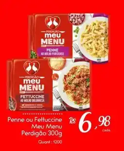 Giassi Supermercados Penne ou Fettuccine Meu Menu Perdigão oferta