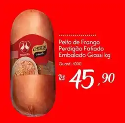 Giassi Supermercados Peito de Frango Perdigão Fatiado Embalado Giassi oferta
