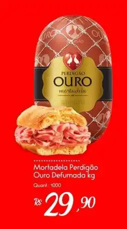Giassi Supermercados Mortadela Perdigão Ouro Defumada oferta