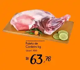 Giassi Supermercados Paleta de Cordeiro oferta