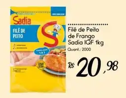 Giassi Supermercados Filé de Peito de Frango Sadia IQF oferta