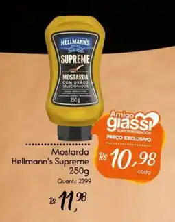 Giassi Supermercados Mostarda Hellmann's Supreme oferta