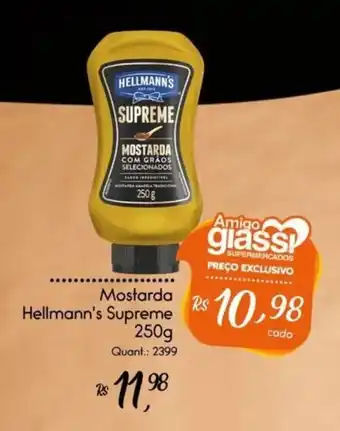 Giassi Supermercados Mostarda Hellmann's Supreme oferta