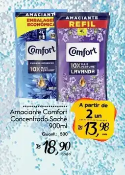 Giassi Supermercados Amaciante Comfort Concentrado Sachê oferta