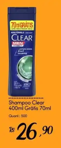 Giassi Supermercados Shampoo Clear oferta