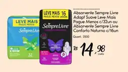 Giassi Supermercados Absorvente Sempre Livre oferta