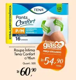 Giassi Supermercados Roupa Intima Tena Confort oferta