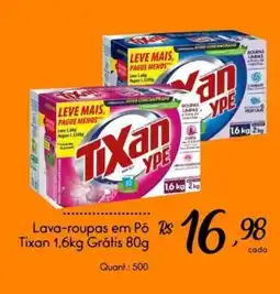 Giassi Supermercados Lava-roupas em Pó Tixan oferta