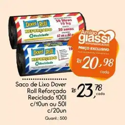 Giassi Supermercados Saco de Lixo Dover Roll Reforçado Reciclado oferta