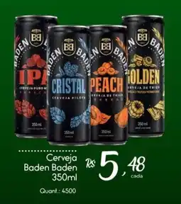 Giassi Supermercados Cerveja Baden Baden oferta
