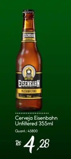 Giassi Supermercados Cerveja Eisenbahn Unfiltered oferta