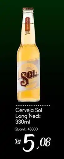 Giassi Supermercados Cerveja Sol Long Neck oferta
