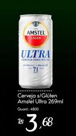 Giassi Supermercados Cerveja s/Glúten Amstel Ultra oferta