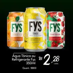 Giassi Supermercados Água Tônica ou Refrigerante Fys oferta