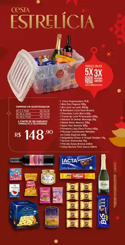 Giassi Supermercados Cesta estrelícia oferta