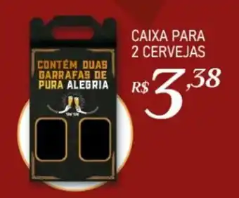 Giassi Supermercados Caixa para 2 cervejas oferta