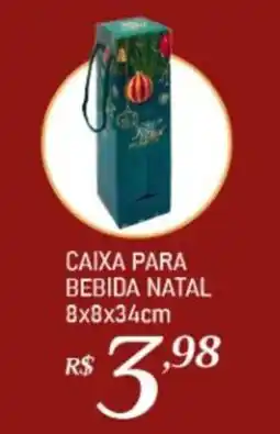 Giassi Supermercados Caixa para bebida natal oferta